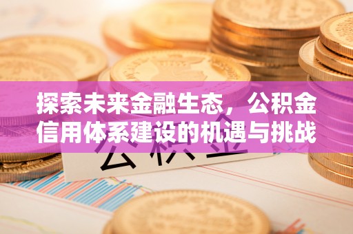 章贡探索未来金融生态，公积金信用体系建设的机遇与挑战