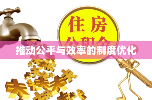 章贡推动公平与效率的制度优化